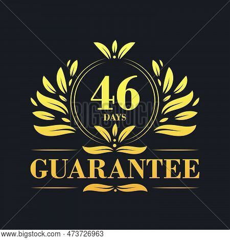 46 Days Guarantee Logo Vector,  46 Days Guarantee Sign Symbol