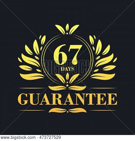 67 Days Guarantee Logo Vector,  67 Days Guarantee Sign Symbol