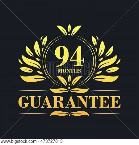 94 Months Guarantee Logo Vector,  94 Months Guarantee Sign Symbol