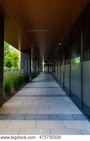Wroclaw, Poland - June 2022: Facades Of A New High-rise Office Buildings In The 