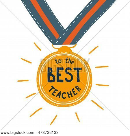 Best Teacher Award Vector &amp; Photo (Free Trial) | Bigstock