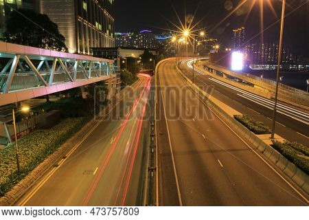 14 Nov 2013 The Salisbury Road, Night View At Hong Kong