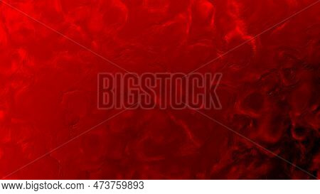 Blazing Red And Orange Ingrained Forms Texture - Abstract 3d Rendering