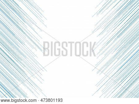 Blue Thin Lines Abstract Futuristic Tech Background
