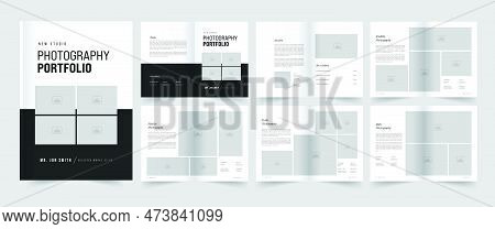 Framelayout Portfolio Portfolio Layout Vector & Photo (Free Trial) | Bigstock