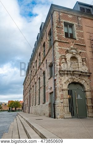 Mechelen, Antwerp, Belgium, 16th Of November, 2022, The City Library In The Old Predikheren Monaster