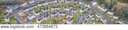 Council Flats In Poor Housing Estate With Many Social Welfare Issues In Port Glasgow