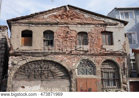 Old Building In Fener District, Istanbul City, Turkiye