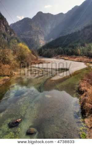 Small River Among Mountains.