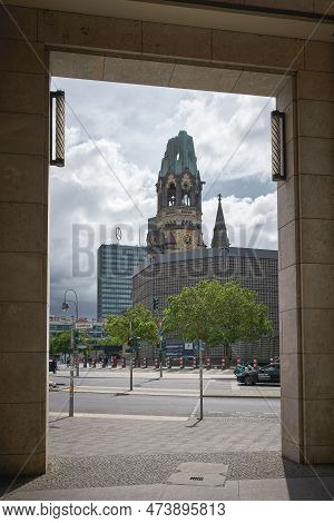 Berlin, Germany - May 28, 2022: Breitscheidplatz In The Charlottenburg District Of Berlin With The M