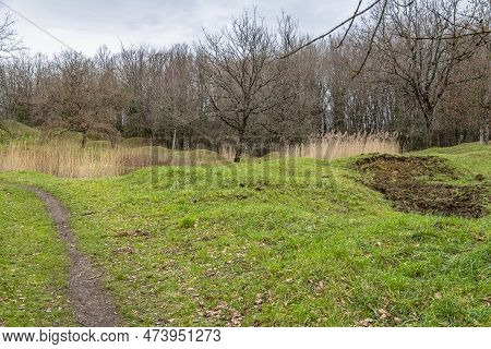 Scenery Showing A Historic Battlefield Around Verdun, Fought From 21 February To 18 December 1916 On