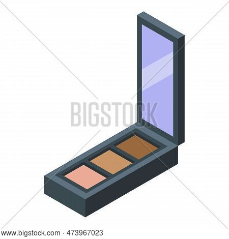 Eyebrow Makeup Icon Isometric Vector. Eye Brow. Facial Correction