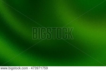 Attractive Green Gradient Background With Noise Or Grain Textures. Green Grunge Texture Background. 