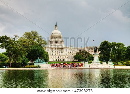 Edifício do Capitólio dos Estados Unidos em Washington, Dc