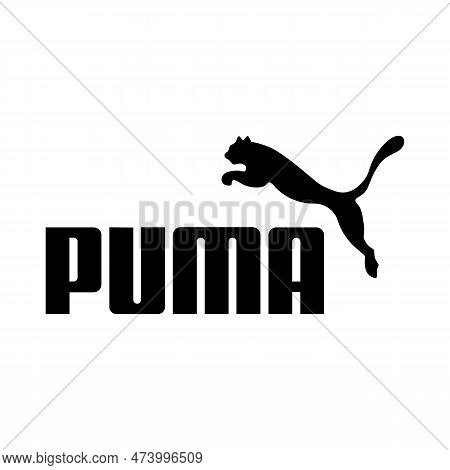 Vinnitsa, Ukraine - October 25, 2022: Puma Sport Brand Logo Icon. Vector Editorial Illustration