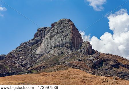 Andringitra National Park, Haute Matsiatra Region, Madagascar, Beautiful Mountain Landscape With Riv