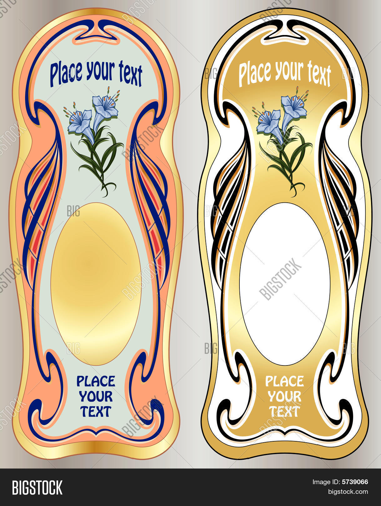 Banner Art Nouveau Vector Photo Free Trial Bigstock