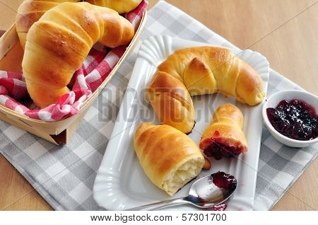 Home made croissants