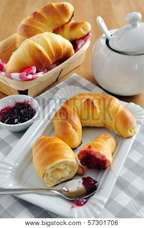 Home made croissants