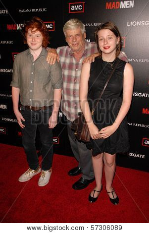 Robert Morse with Charles and Allyn Morse at AMC's 