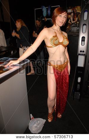 Jessica Jaszczak  at the annual Slave Leia Group Photo at ComicCon, San Diego Convention Center, San Diego, CA. 07-23-10