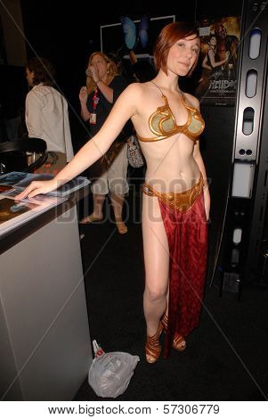 Jessica Jaszczak  at the annual Slave Leia Group Photo at ComicCon, San Diego Convention Center, San Diego, CA. 07-23-10
