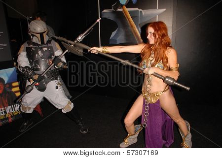 Phoebe Price  at the annual Slave Leia Group Photo at ComicCon, San Diego Convention Center, San Diego, CA. 07-23-10