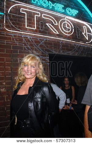Cindy Morgan at the TRON Legacy