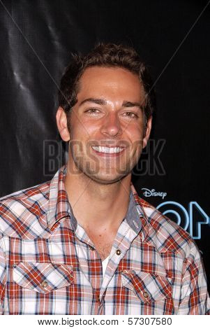 Zachary Levi at the TRON Legacy