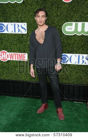 Ed Westwick  at the CBS, The CW, Showtime Summer Press Tour Party, Beverly Hilton Hotel, Beverly Hills, CA. 07-28-10