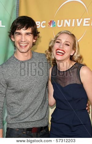Christopher Gorham and Piper Perabo at the NBC Summer Press Tour Party, Beverly Hilton Hotel, Beverly Hills, CA. 07-30-10