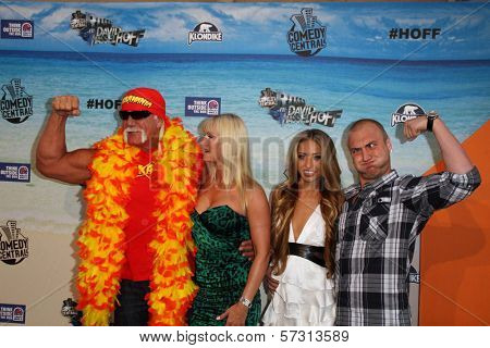 Hulk Hogan and Nick Hogan at the Comedy Central Roast of David Hasselhoff, Sony Studios, Culver City, CA. 08-01-10