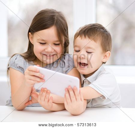 Children Using Tablet Computer
