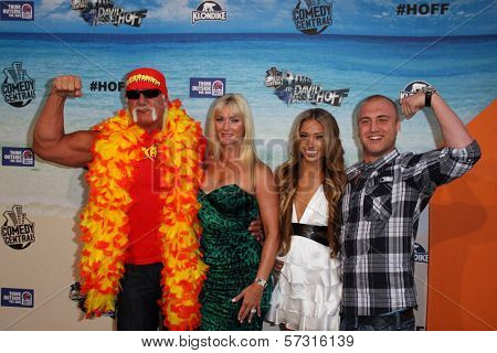 Hulk Hogan and Nick Hogan at the Comedy Central Roast of David Hasselhoff, Sony Studios, Culver City, CA. 08-01-10