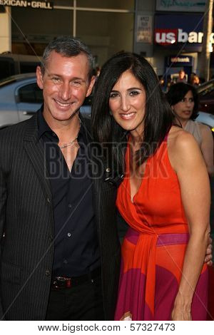 Adam Shankman and sister at the 