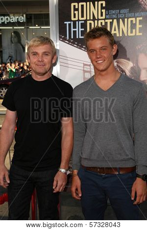 Rick Schroder and son Luke Schroder  at the 