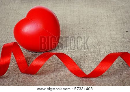 Big Heart On Canvas