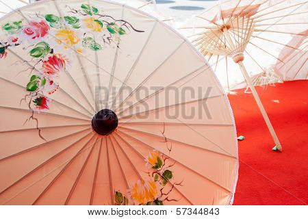 How To Make The Process Umbrella Made ??of Paper / Fabric. Arts And Crafts Of The Village Bo Sang, C