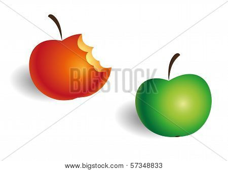 two apples
