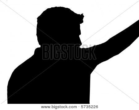Silhouette serie: Människor affärer nöje