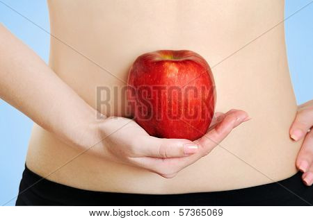 Holding Apple