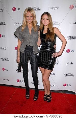 Malin Akerman and Devon Aoki at the Haute and Bothered Season 2 Launch Party, Thompson Hotel, Beverly Hills, CA. 05-10-10