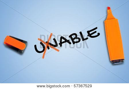 Unable Word