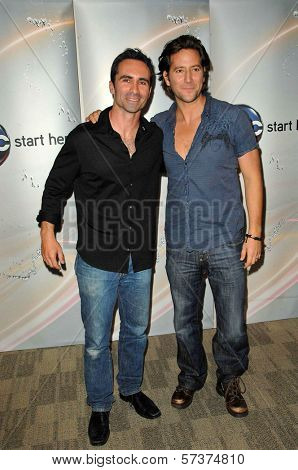 Nestor Carbonell and Henry Ian Cusick   at the Disney ABC Television Group Summer Press Junket, ABC Studios, Burbank, CA. 05-15-10