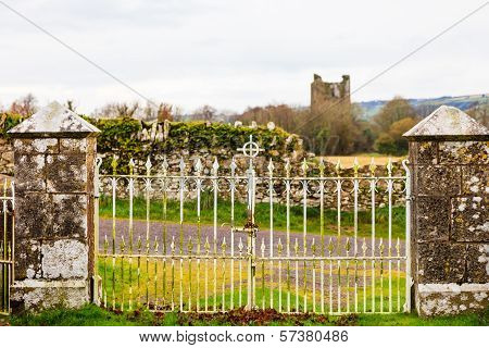 Kilcrea, Ireland - November 28: Kilcrea Friary And Castle On November 28, 2012 In Co.cork, Ireland