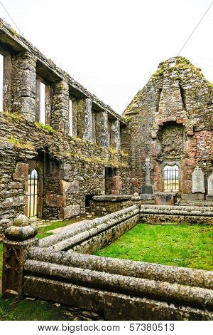 Kilcrea, Ireland - November 28: Kilcrea Friary On November 28, 2012 In Co.cork, Ireland