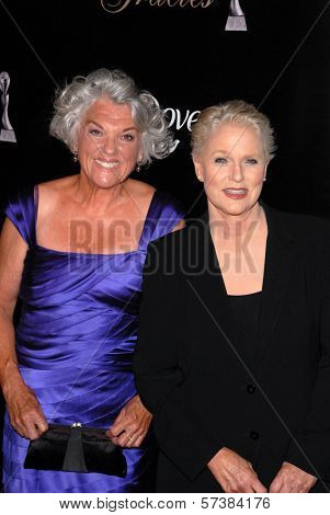 Tyne Daly and Sharon Gless at the 35th Annual Gracie Awards Gala, Beverly Hilton, Beverly Hills, CA. 05-25-10