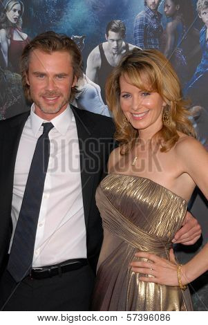 Sam Trammell and Missy Yager  at HBO's 