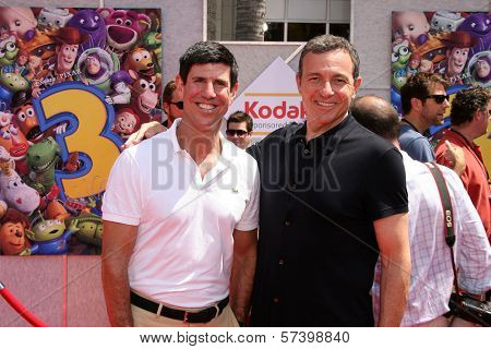 Rich Ross and Bob Iger at the 