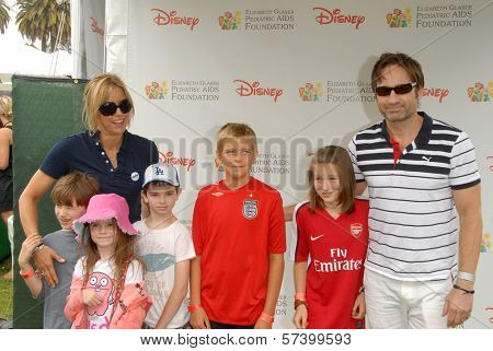 Tea Leoni and David Duchovny at the 2010 A Time For Heroes Celebrity Picnic, Wadsworth Theater, Los Angeles, CA. 06-13-10
